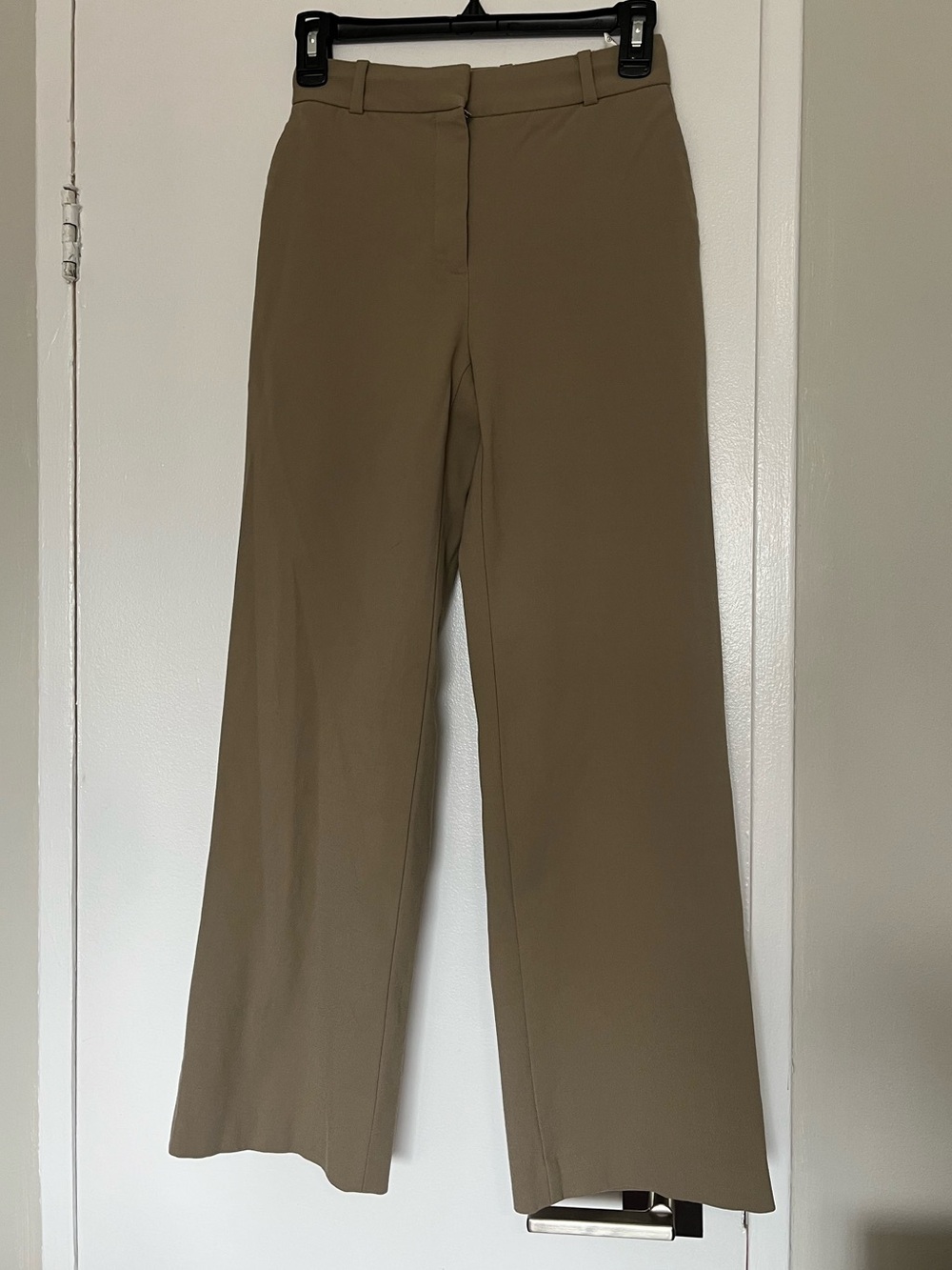 Wool Babaton trousers size 0 beige high waisted wide leg
